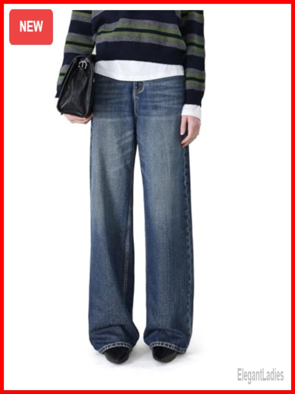 Tall Women's Wide Leg Baggy Jeans 32 34 36 Inseam